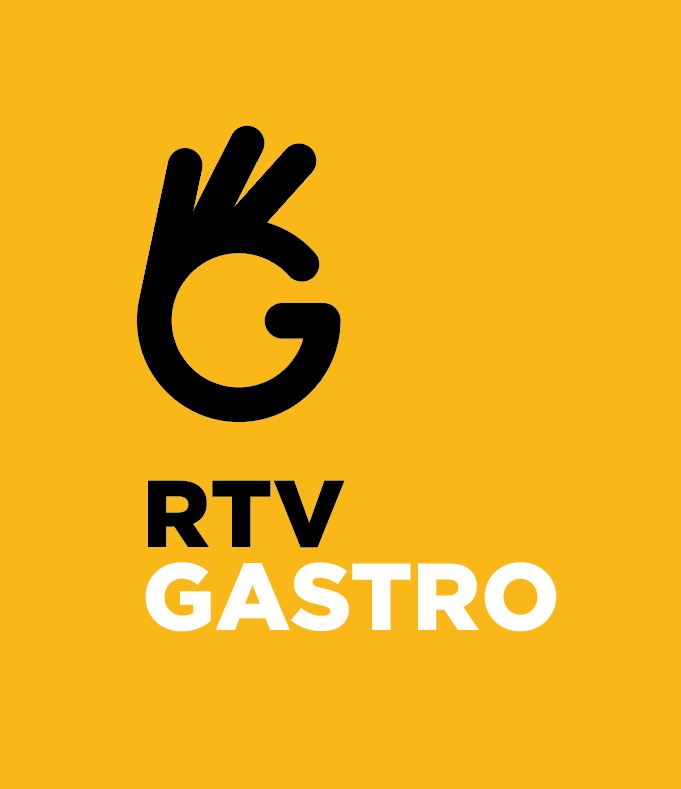 logotipo de radio televisión gastronómica, RTVGastro, gastronomía y comunicación